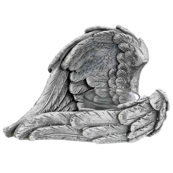 Dekorace na hrob na Dušičky s andělem